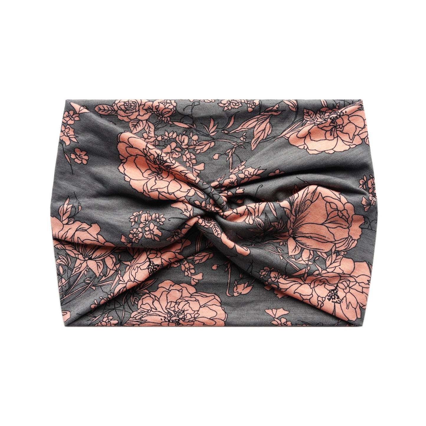 Printed cross-shaped headscarf