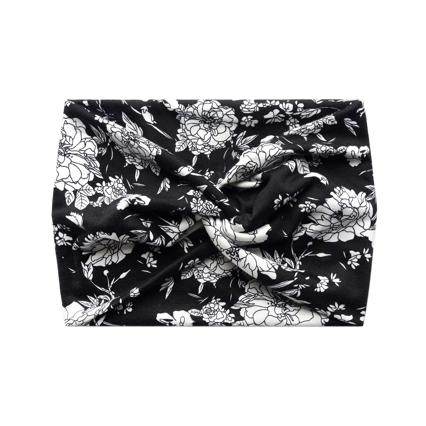 Printed cross-shaped headscarf