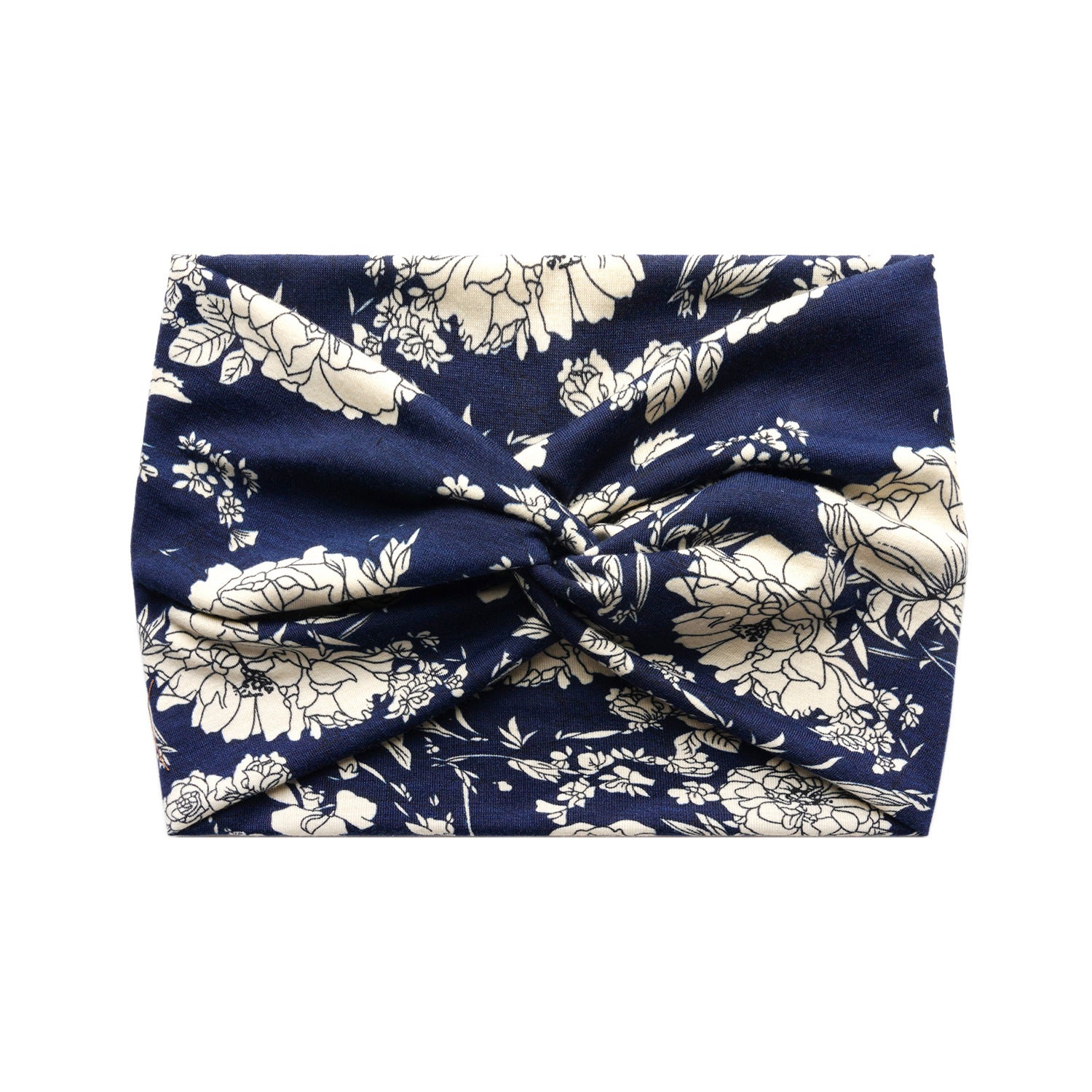 Printed cross-shaped headscarf