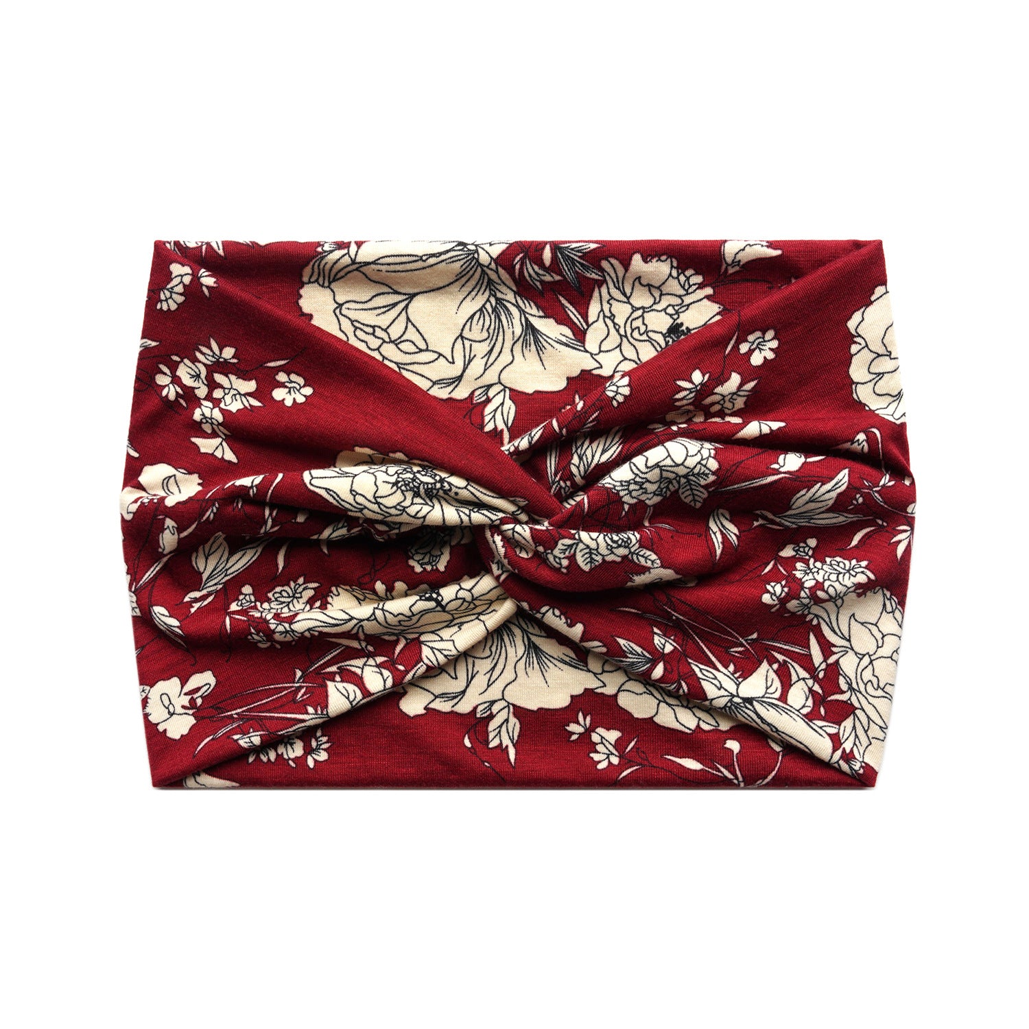 Printed cross-shaped headscarf