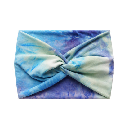Printed cross-shaped headscarf