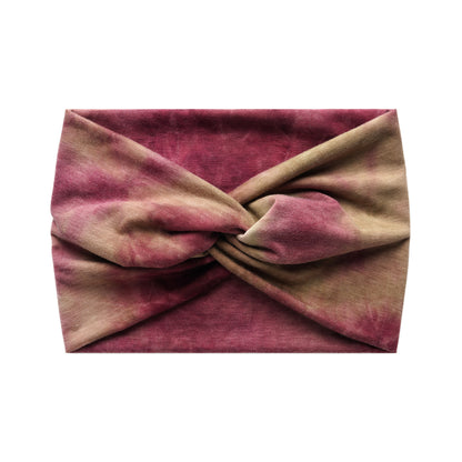 Printed cross-shaped headscarf