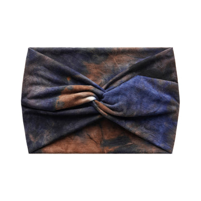 Printed cross-shaped headscarf