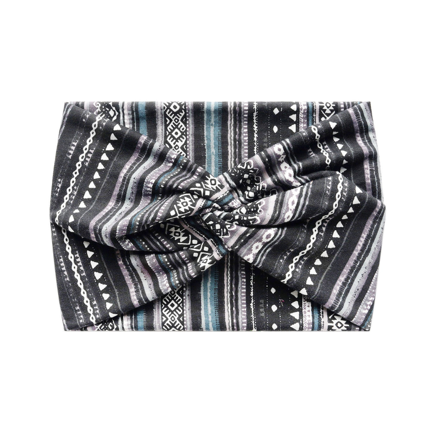 Printed cross-shaped headscarf