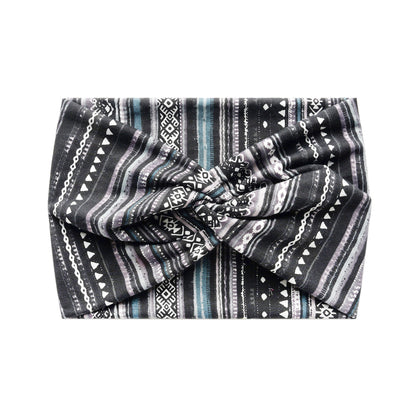 Printed cross-shaped headscarf