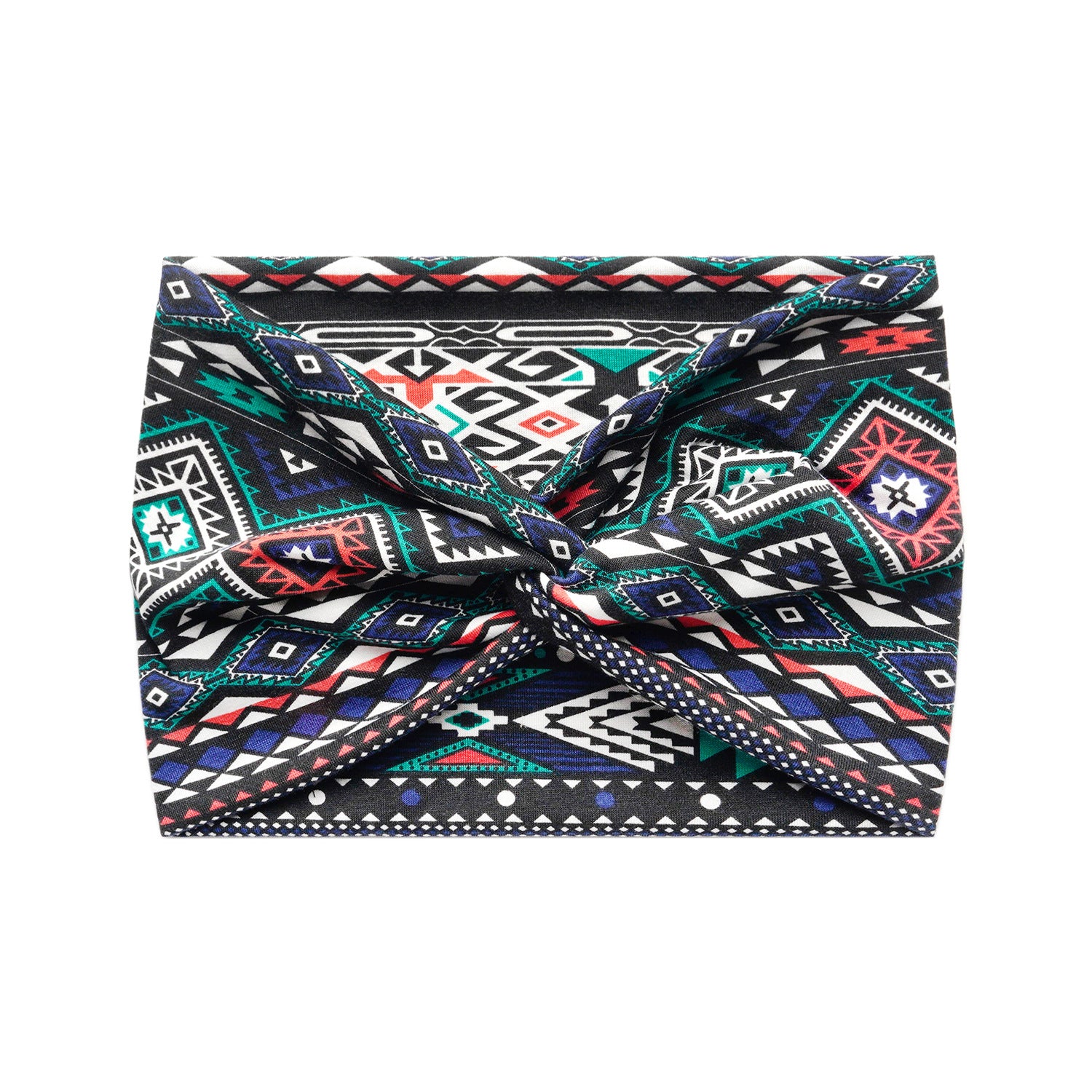 Printed cross-shaped headscarf