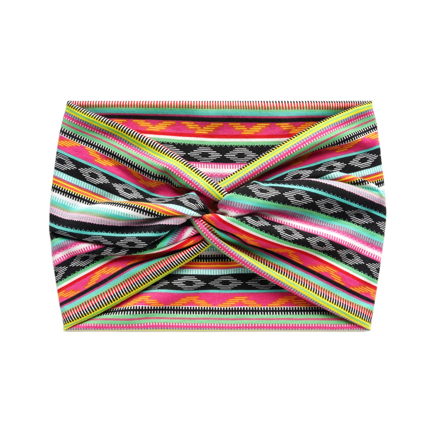 Printed cross-shaped headscarf