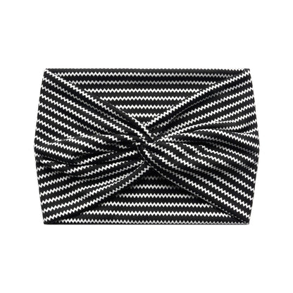 Printed cross-shaped headscarf