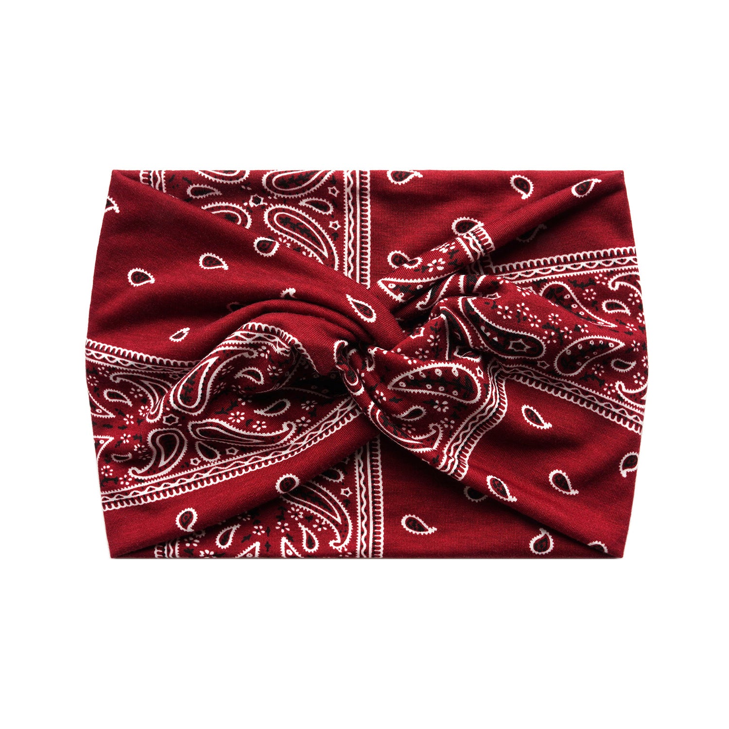 Printed cross-shaped headscarf
