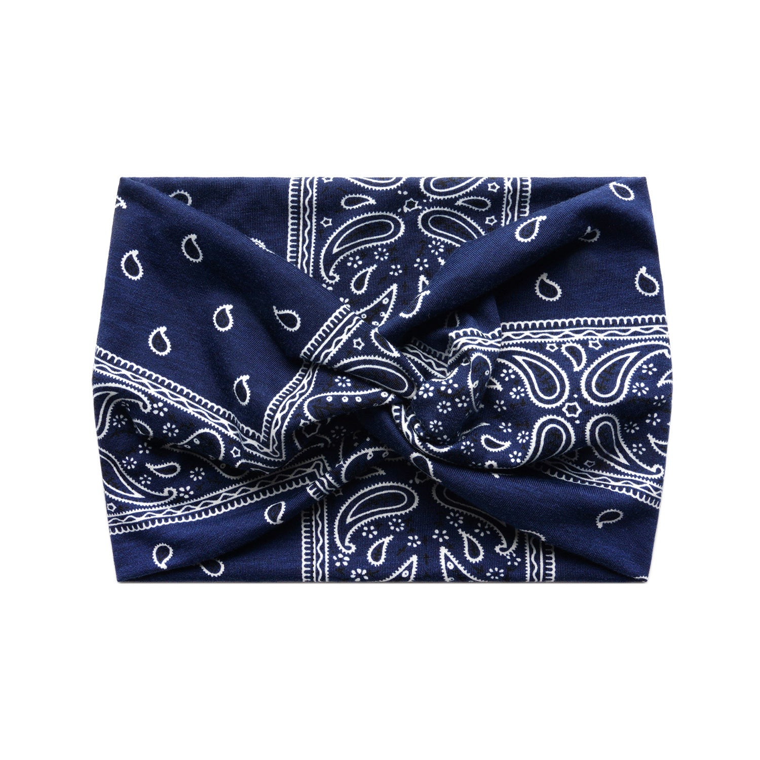 Printed cross-shaped headscarf