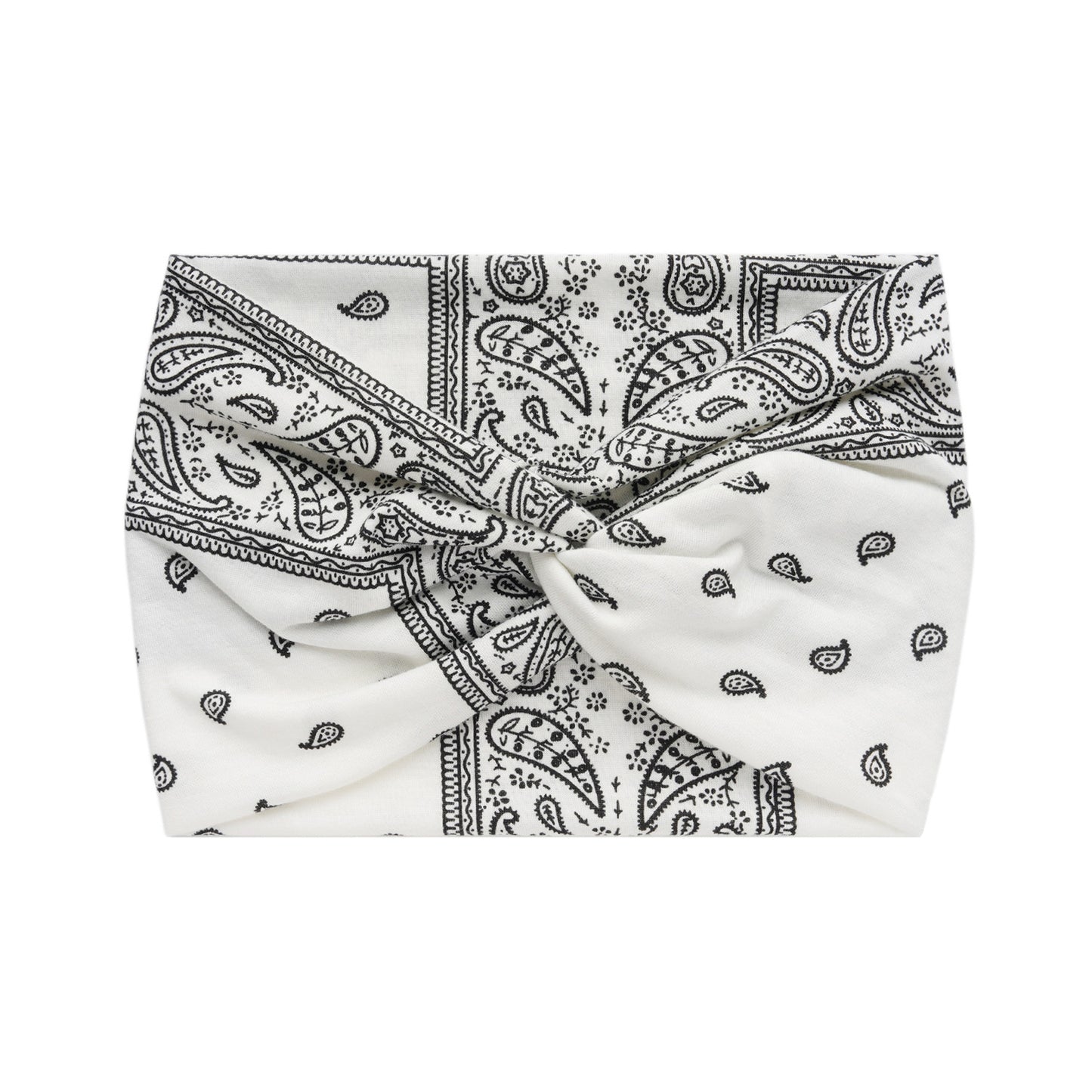 Printed cross-shaped headscarf