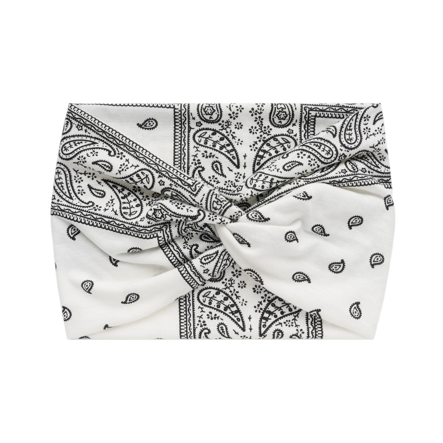 Printed cross-shaped headscarf