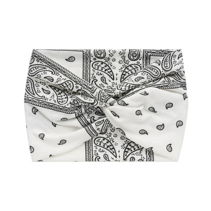 Printed cross-shaped headscarf