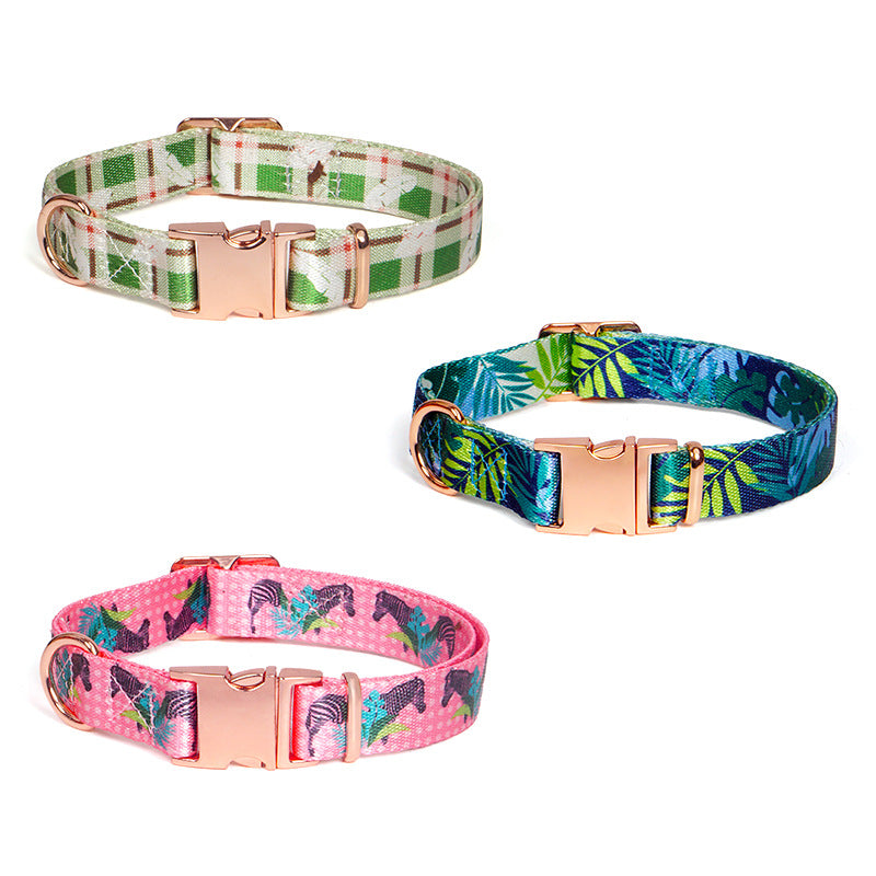 Printed dog collar