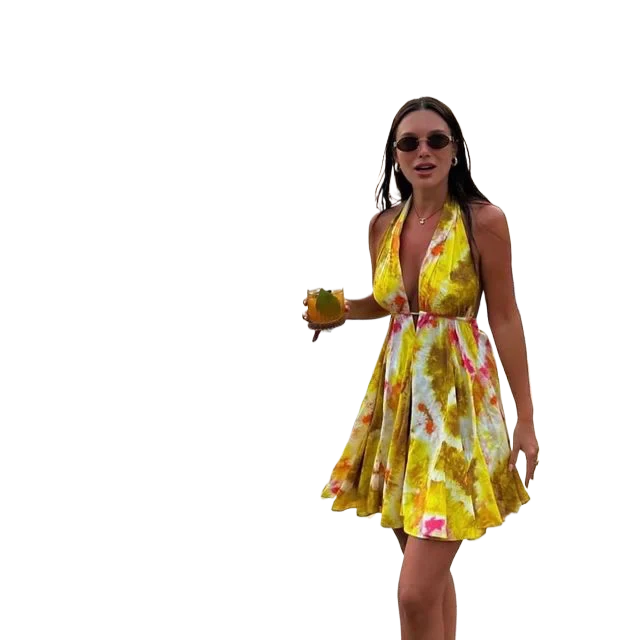 Printed dress