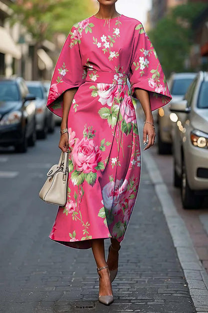 Printed Elegant Dress for Women