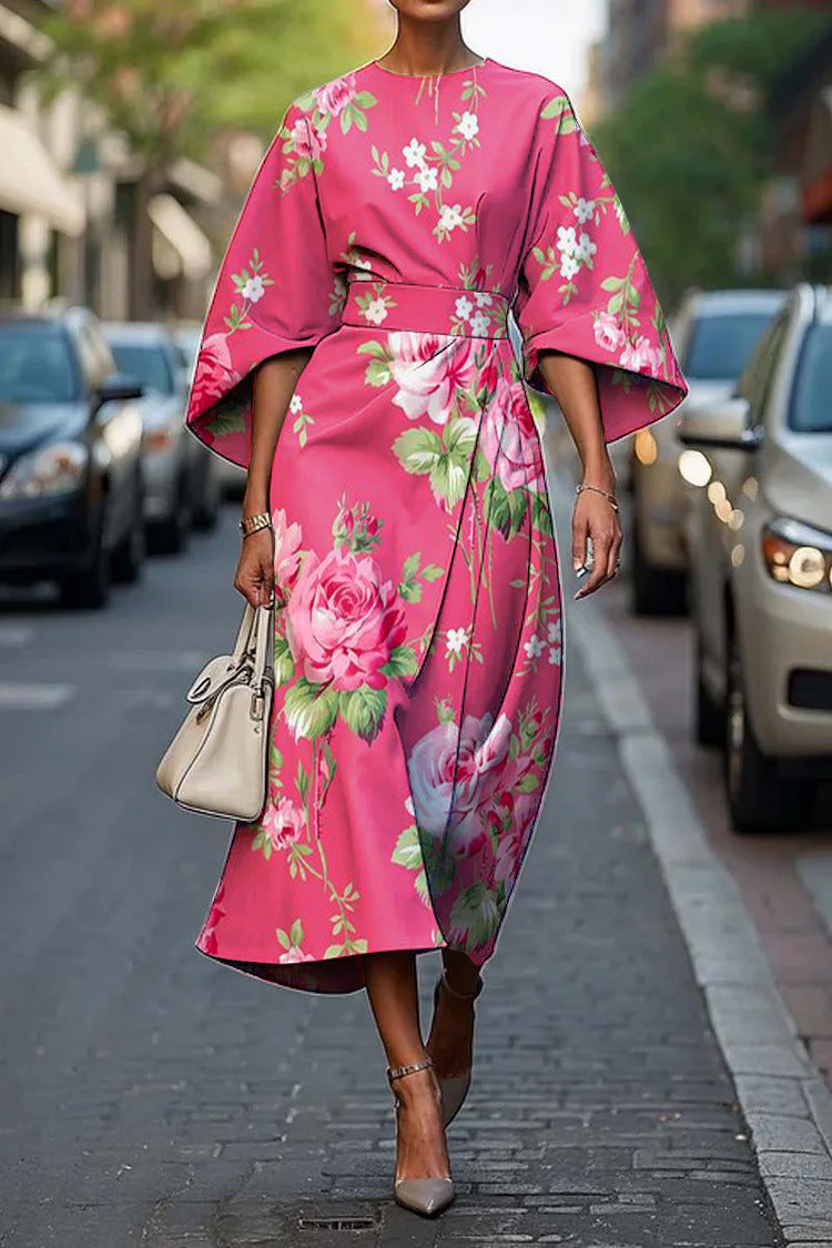 Printed Elegant Dress for Women