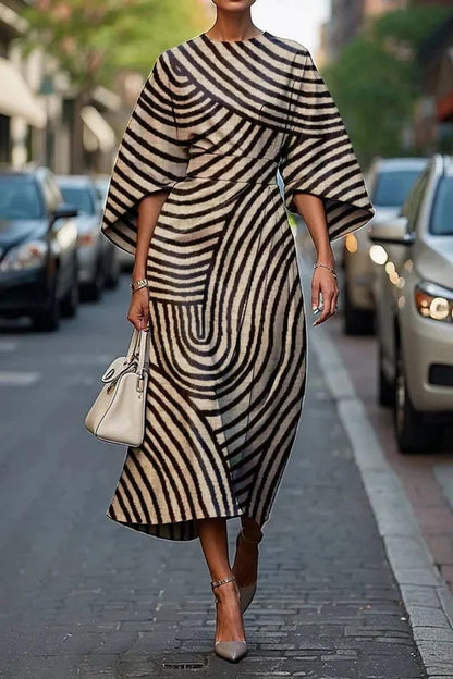 Printed Elegant Dress for Women