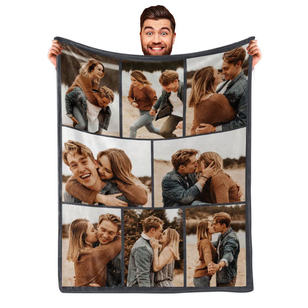 Printed flannel blanket