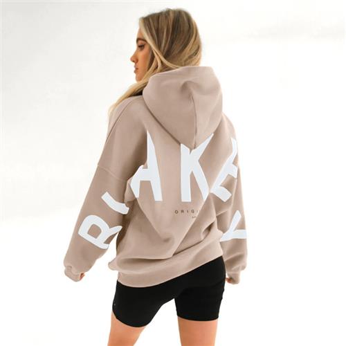 Printed Fleece Hooded Sweatshirt
