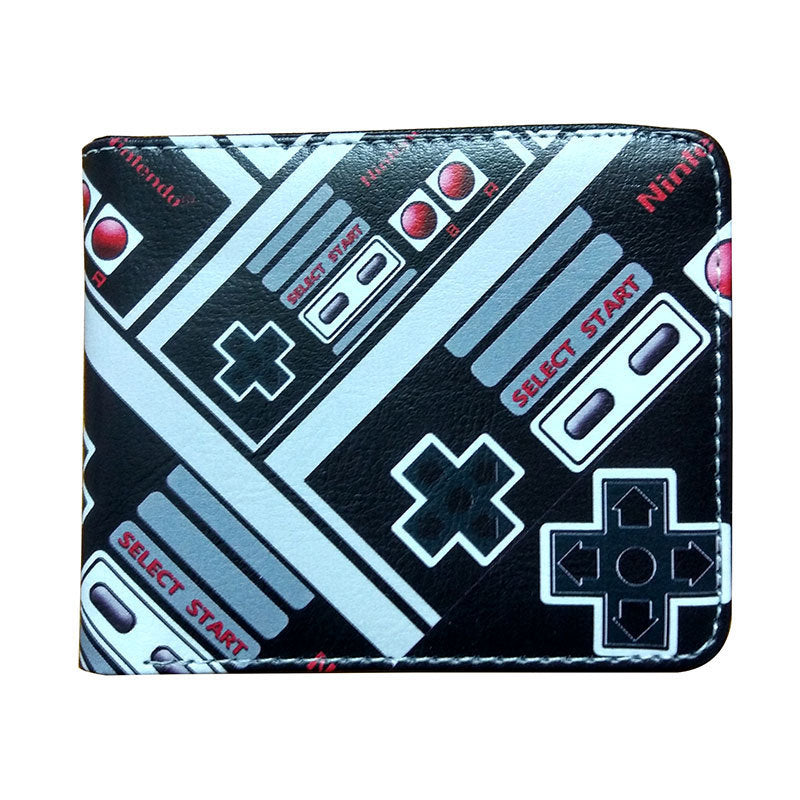 Printed Game Pattern Wallet