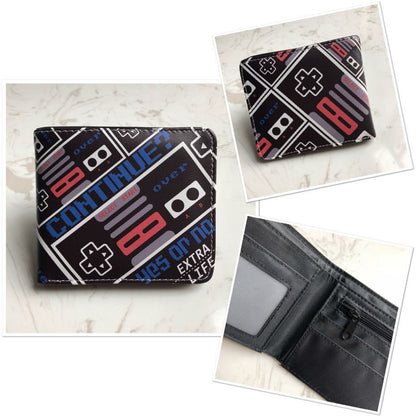 Printed Game Pattern Wallet