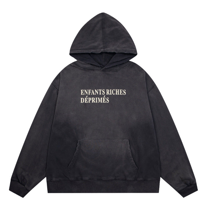 Printed high street long-sleeved T-shirt