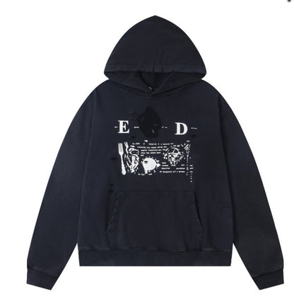 Printed high street long-sleeved T-shirt