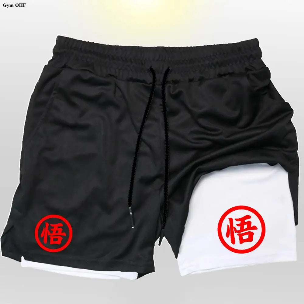 Printed High Waist Casual Shorts