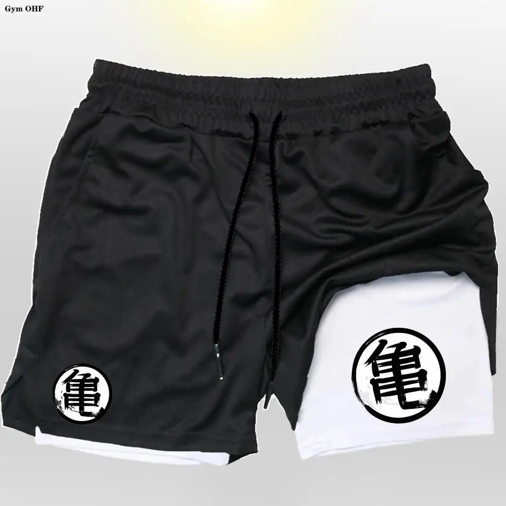 Printed High Waist Casual Shorts