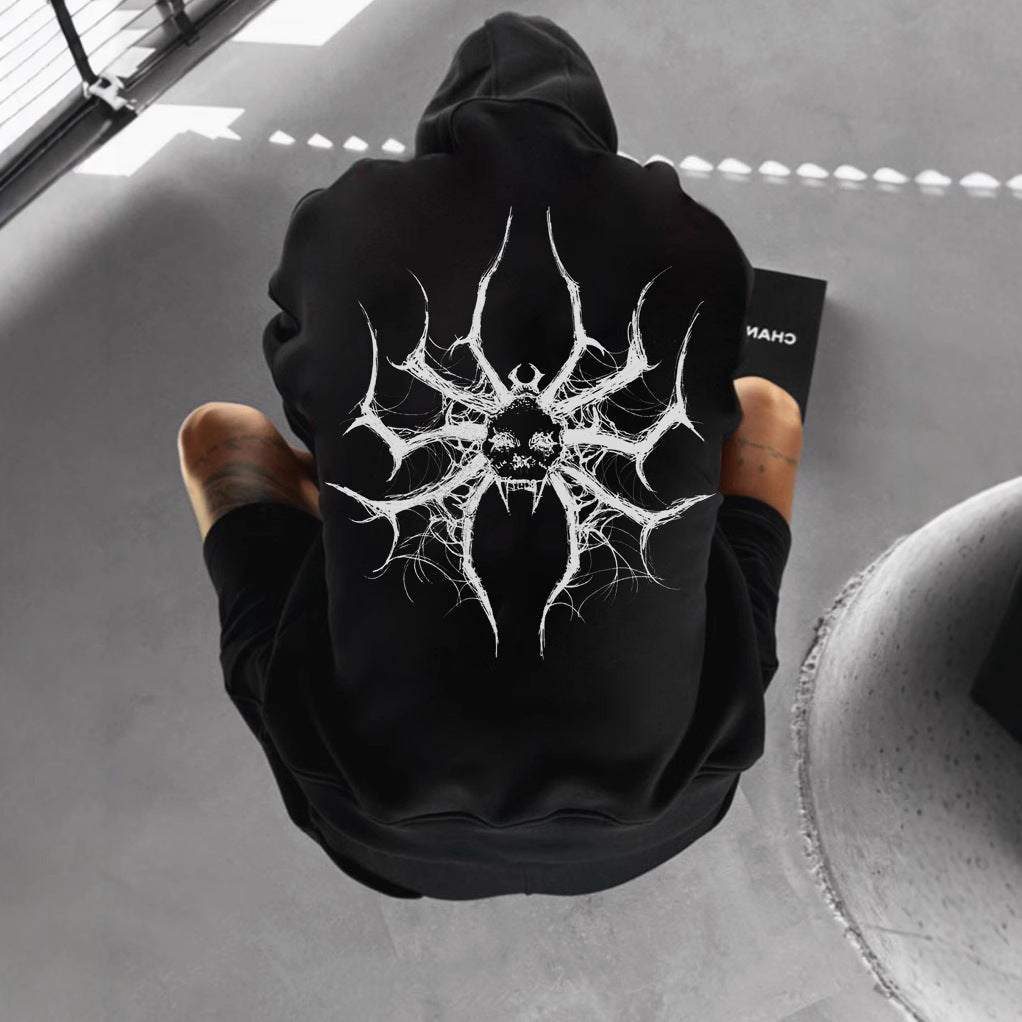 Printed hooded sweatshirt