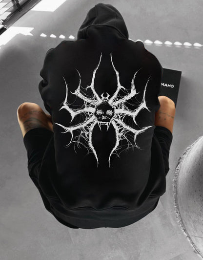 Printed hooded sweatshirt