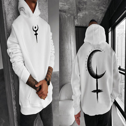 Printed hooded sweatshirt