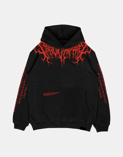 Printed hooded sweatshirt