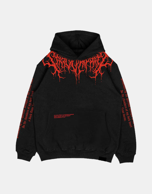 Printed hooded sweatshirt