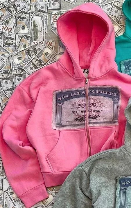 Printed Hooded Sweatshirt