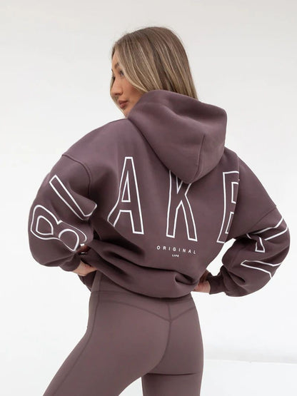 Printed Hooded Sweatshirt