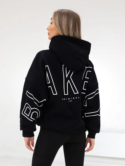 Printed Hooded Sweatshirt