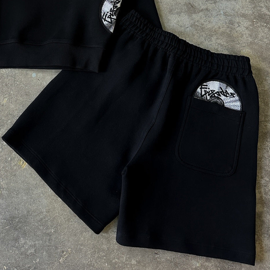 Printed Hoodie and Sweatpants Set