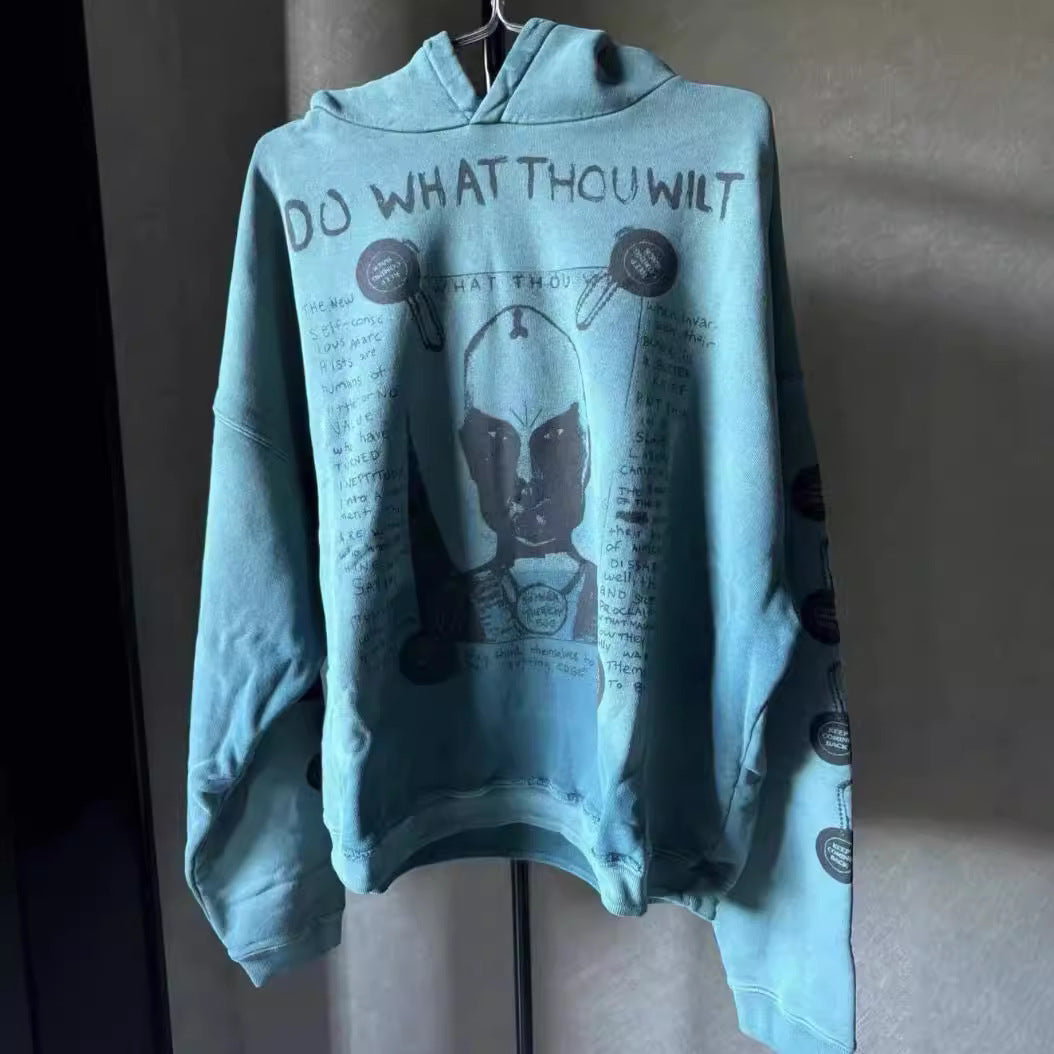 Printed Hoodie