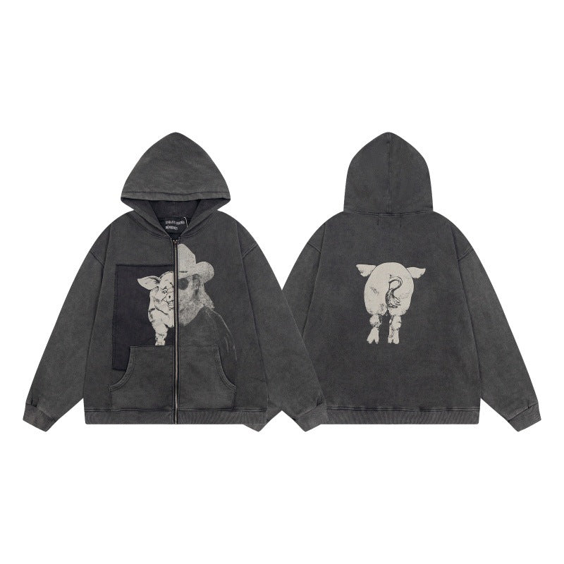 Printed Hoodie