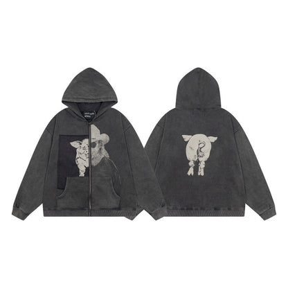 Printed Hoodie