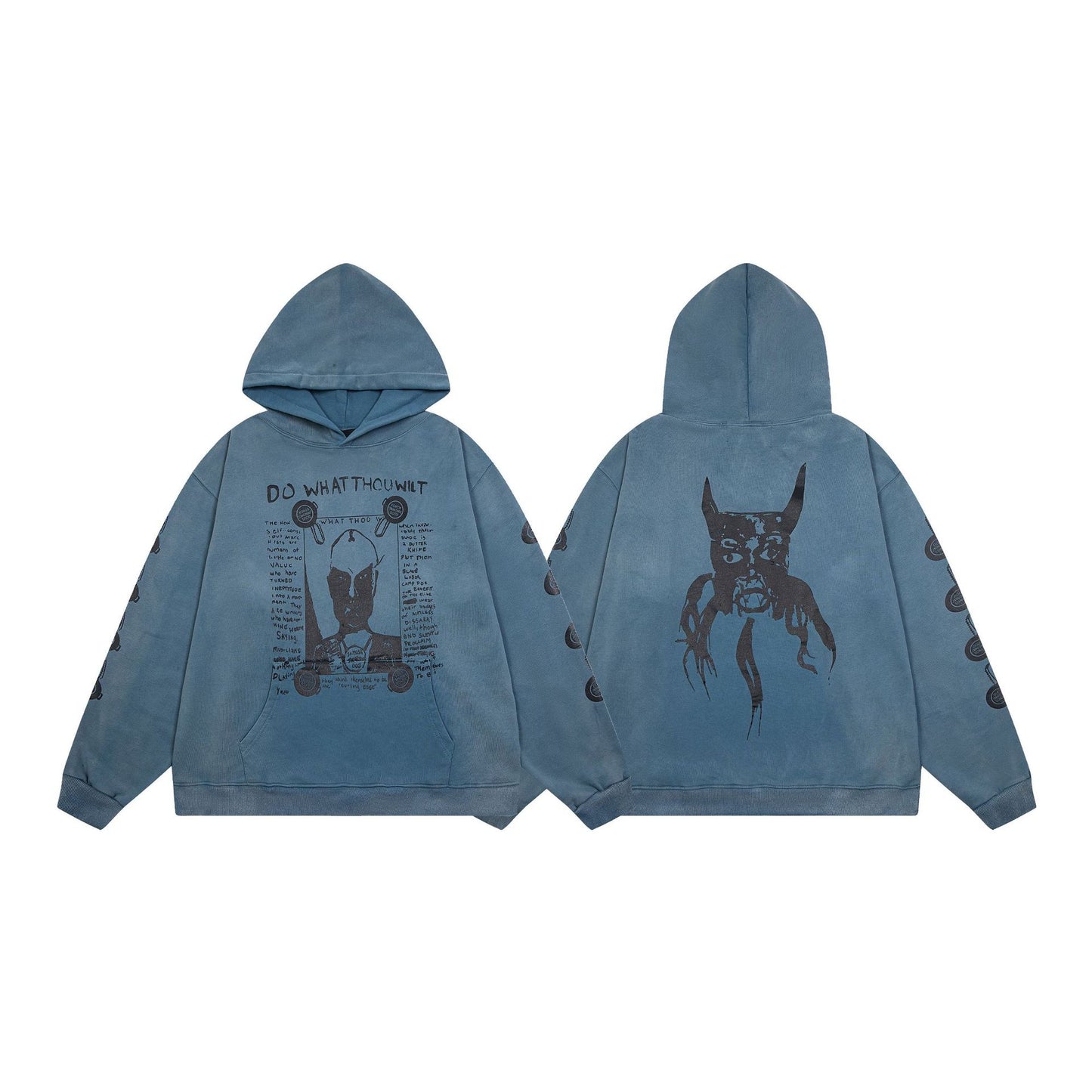 Printed Hoodie
