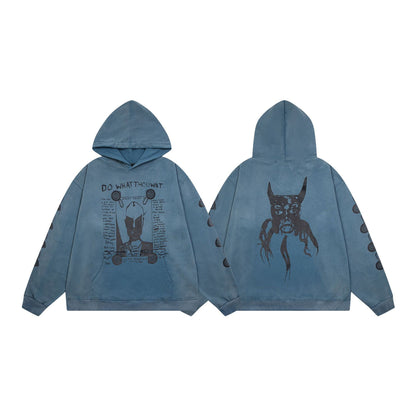 Printed Hoodie