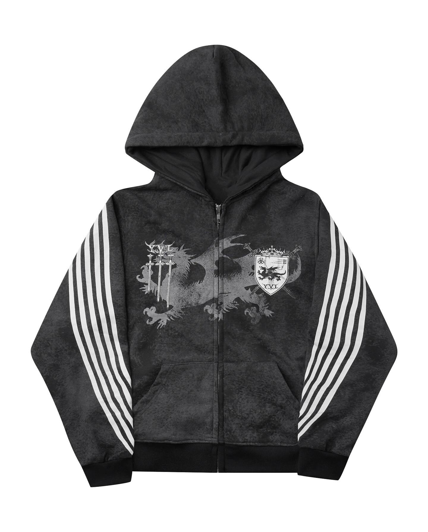 Printed Hoodie Sweatshirt