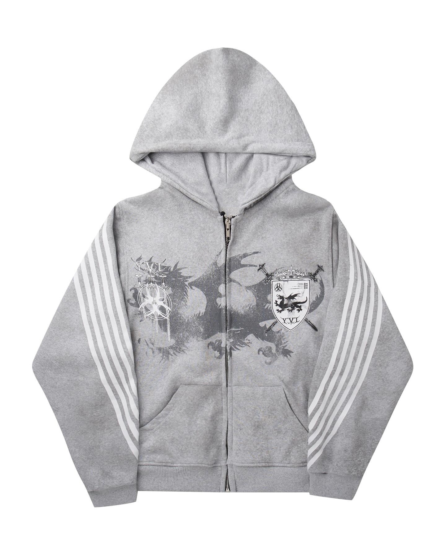 Printed Hoodie Sweatshirt