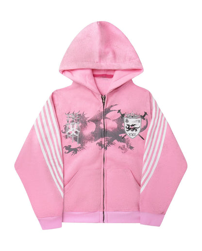 Printed Hoodie Sweatshirt