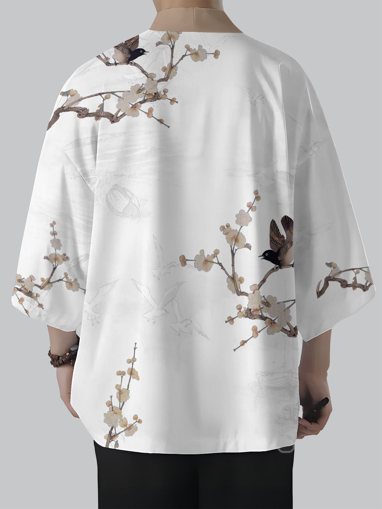 Printed Kimono Cardigan