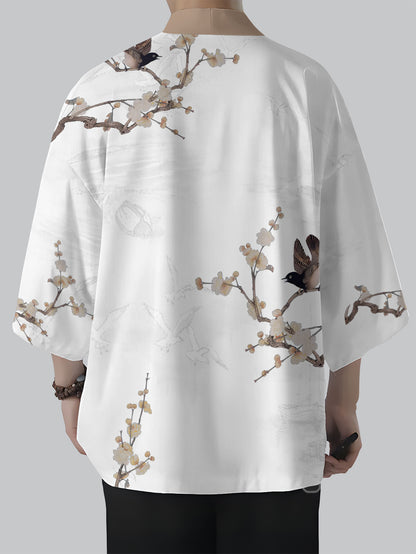 Printed Kimono Cardigan