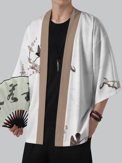 Printed Kimono Cardigan